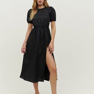 Reformation Anneliese Linen Dress 0